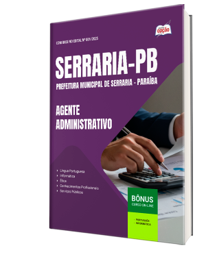 Apostila Prefeitura de Serraria-PB 2026 - Agente Administrativo