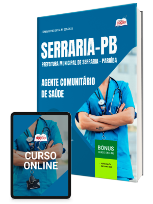 Apostila Prefeitura de Serraria-PB 2026 - Agente Comunitário de Saúde