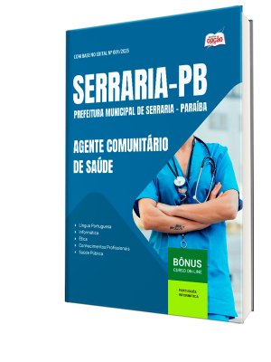 Apostila Prefeitura de Serraria-PB 2026 - Agente Comunitário de Saúde
