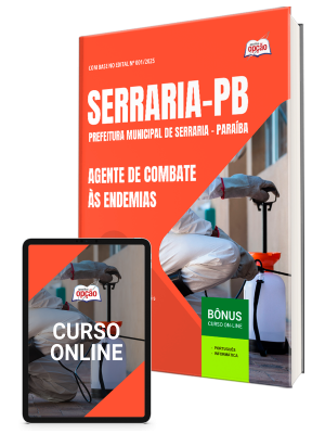 Apostila Prefeitura de Serraria-PB 2026 - Agente de Combate às Endemias