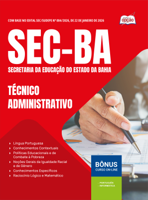 Apostila SEC-BA 2026 - Técnico Administrativo em Nível Médio