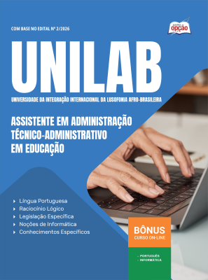 Apostila UNILAB em PDF 2026 - Assistente em Administração - Técnico-Administrativo em Educação