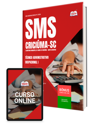 Apostila SMS Criciúma-SC 2026 - Técnico Administrativo Ocupacional I