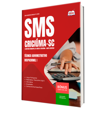 Apostila SMS Criciúma-SC 2026 - Técnico Administrativo Ocupacional I
