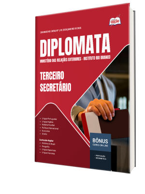 Apostila Instituto Rio Branco 2026 - Diplomata - Terceiro-Secretário