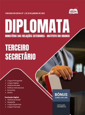 Apostila Instituto Rio Branco 2026 - Diplomata - Terceiro-Secretário