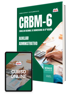 Apostila CRBM-6 2026 - Auxiliar Administrativo