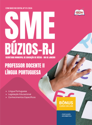 Apostila Prefeitura de Armação dos Búzios-RJ 2026 - Professor Docente II - Língua Portuguesa