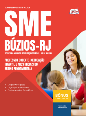 Apostila Prefeitura de Armação dos Búzios-RJ 2026 - Professor Docente I (Educação Infantil e Anos Iniciais do Ensino Fundamental)