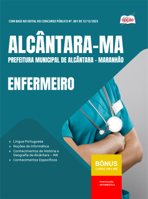 Apostila Prefeitura de Alcântara-MA 2026 - Enfermeiro