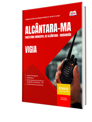 Apostila Prefeitura de Alcântara-MA 2026 - Vigia