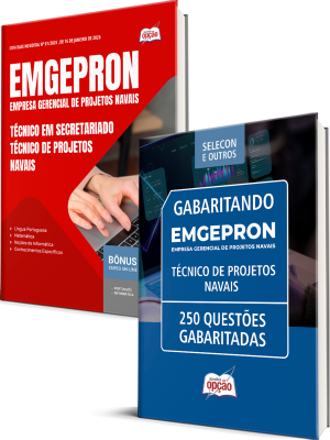 Combo EMGEPRON 2026 - Técnico de Projetos Navais - Técnico em Secretariado