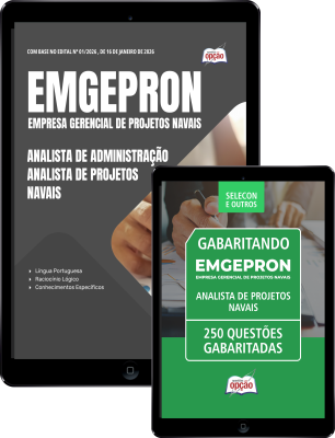 Combo EMGEPRON 2026 - Analista de Projetos Navais - Analista de Administração