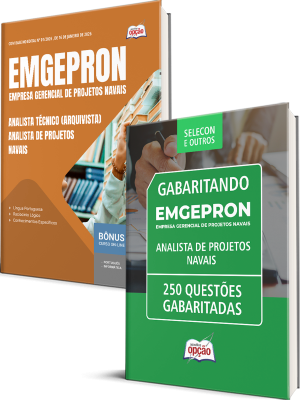Combo EMGEPRON 2026 - Analista de Projetos Navais - Analista Técnico (Arquivista)