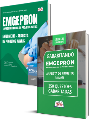 Combo EMGEPRON 2026 - Analista de Projetos Navais - Enfermeiro