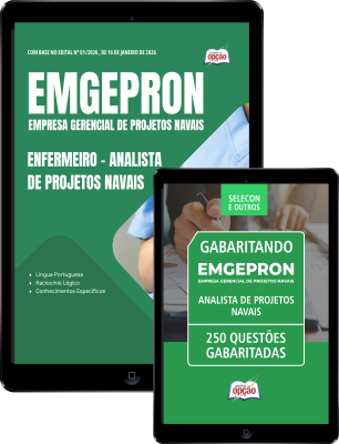 Combo EMGEPRON 2026 - Analista de Projetos Navais - Enfermeiro