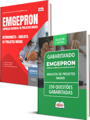 Combo EMGEPRON 2026 - Analista de Projetos Navais - Nutricionista