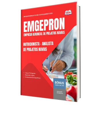 Combo EMGEPRON 2026 - Analista de Projetos Navais - Nutricionista