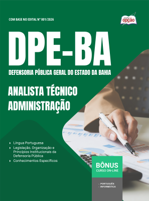 Apostila DPE-BA 2026 - Analista Técnico - Administração