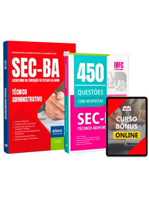 Combo SEC-BA 2026 - Técnico Administrativo em Nível Médio