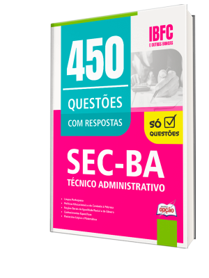 Combo SEC-BA 2026 - Técnico Administrativo em Nível Médio