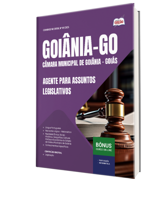 Combo Câmara de Goiânia - GO 2026 - Agente para Assuntos Legislativos