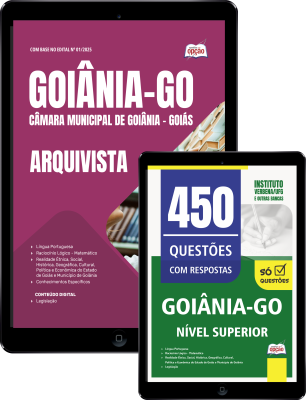 Combo Câmara de Goiânia - GO 2026 - Arquivista