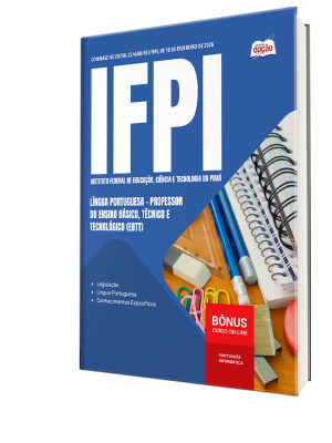 Apostila IFPI 2026 - Professor do Ensino Básico, Técnico e Tecnológico (EBTT) - Língua Portuguesa