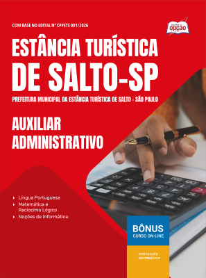 Apostila Prefeitura de Salto-SP 2026 - Auxiliar Administrativo