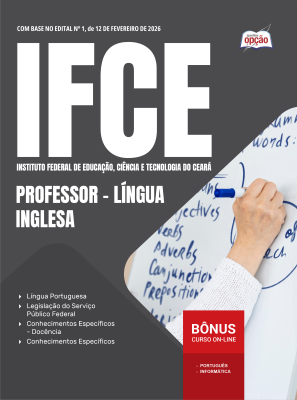 Apostila IFCE em PDF 2026 - Professor - Língua Inglesa