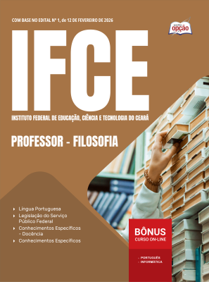 Apostila IFCE em PDF 2026 - Professor - Filosofia