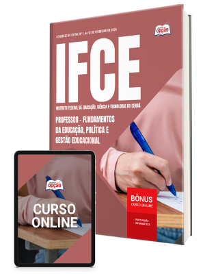 Apostila IFCE 2026 - Professor - Fundamentos da Educação, Política e Gestão Educacional