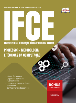 Apostila IFCE em PDF 2026 - Professor - Metodologia e Técnicas da Computação
