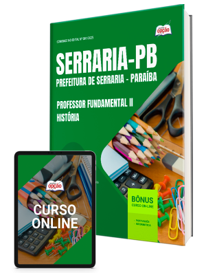 Apostila Prefeitura de Serraria-PB 2026 - Professor Fundamental II - História