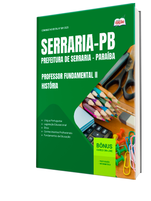 Apostila Prefeitura de Serraria-PB 2026 - Professor Fundamental II - História