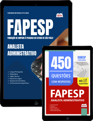 Combo FAPESP 2026 - Analista Administrativo