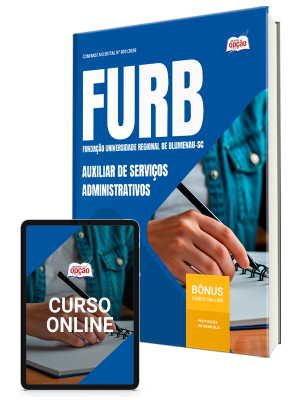 Apostila FURB-SC 2026 - Auxiliar de Serviços Administrativos