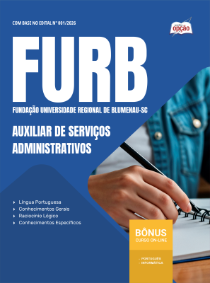 Apostila FURB-SC 2026 - Auxiliar de Serviços Administrativos