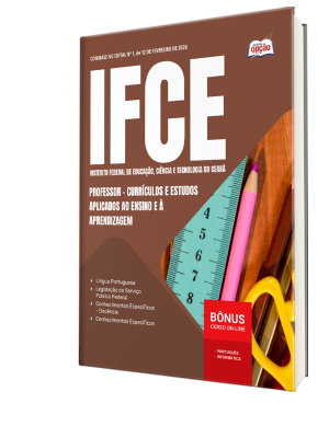 Combo IFCE 2026 - Professor - Currículos e Estudos Aplicados ao Ensino e à Aprendizagem