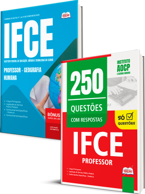 Combo IFCE 2026 - Professor - Geografia Humana