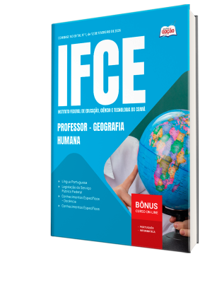 Combo IFCE 2026 - Professor - Geografia Humana