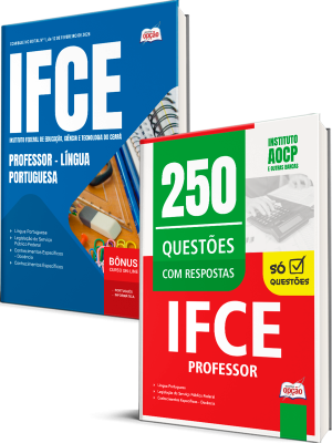 Combo IFCE 2026 - Professor - Língua Portuguesa