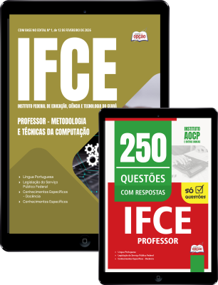 Combo IFCE 2026 - Professor - Metodologia e Técnicas da Computação
