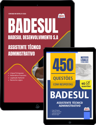 Combo BADESUL 2026 - Assistente Técnico Administrativo