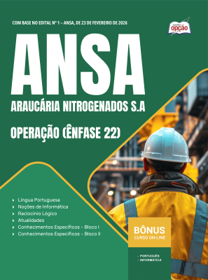 Apostila ANSA 2026 - Ênfase 22: Operação