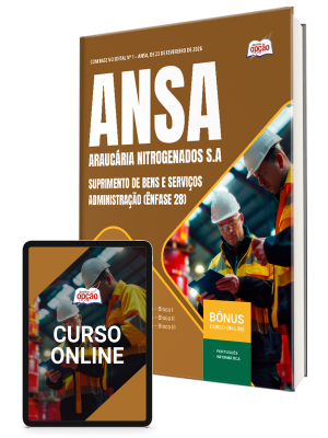 Apostila ANSA 2026 - Ênfase 28: Suprimento de Bens e Serviços - Administração