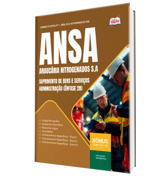 Apostila ANSA 2026 - Ênfase 28: Suprimento de Bens e Serviços - Administração