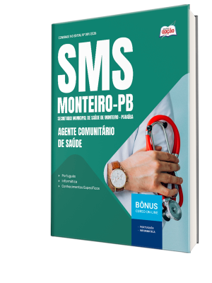 Apostila Prefeitura de Monteiro-PB 2026 - Agente Comunitário de Saúde (ACS)