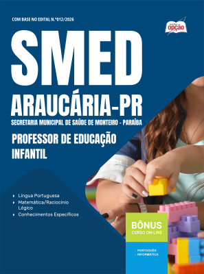 Apostila Prefeitura de Araucária - PR em PDF 2026 - Professor de Educação Infantil
