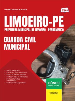 Apostila Prefeitura de Limoeiro-PE 2026 - Guarda Civil Municipal